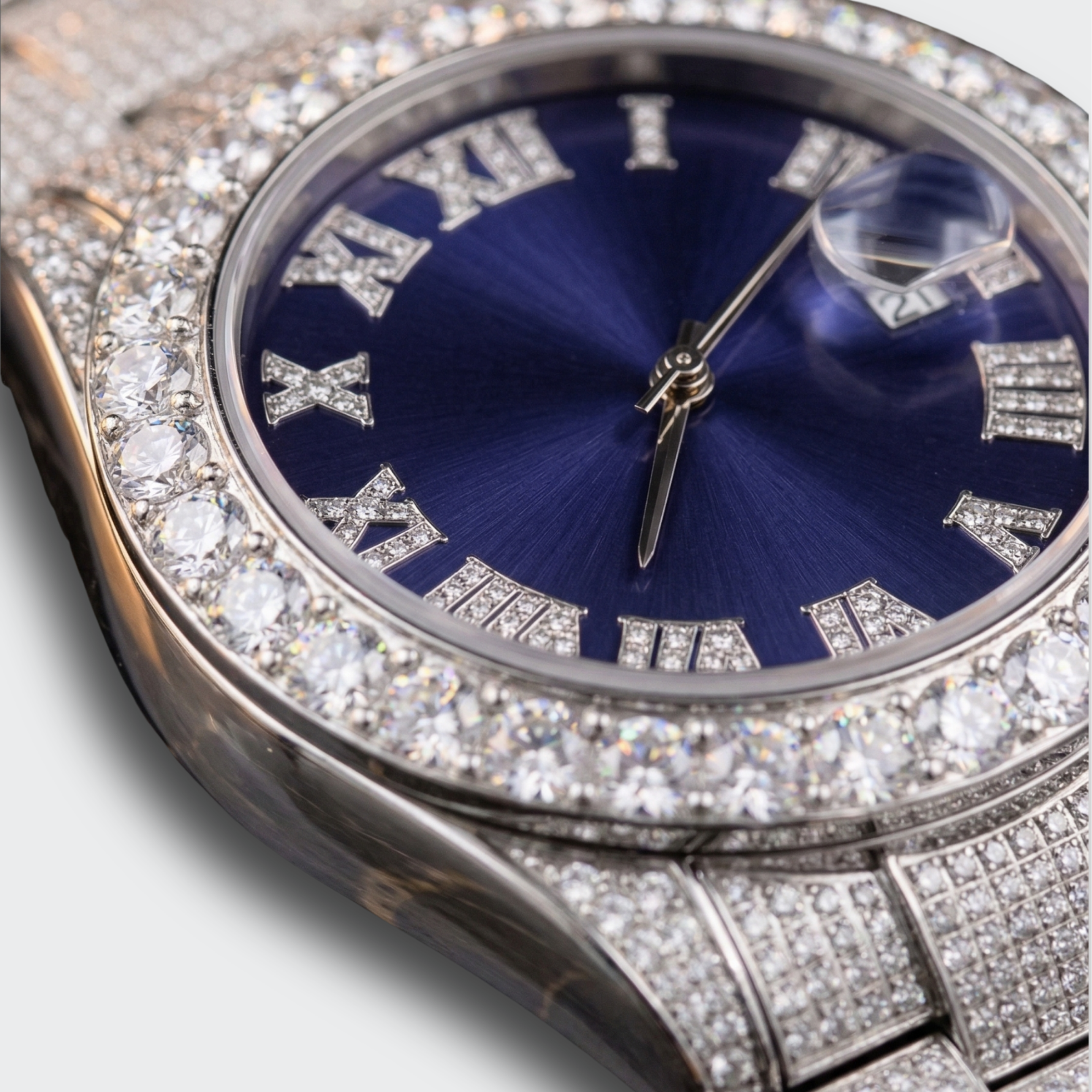 Bustdown Rollie Watch