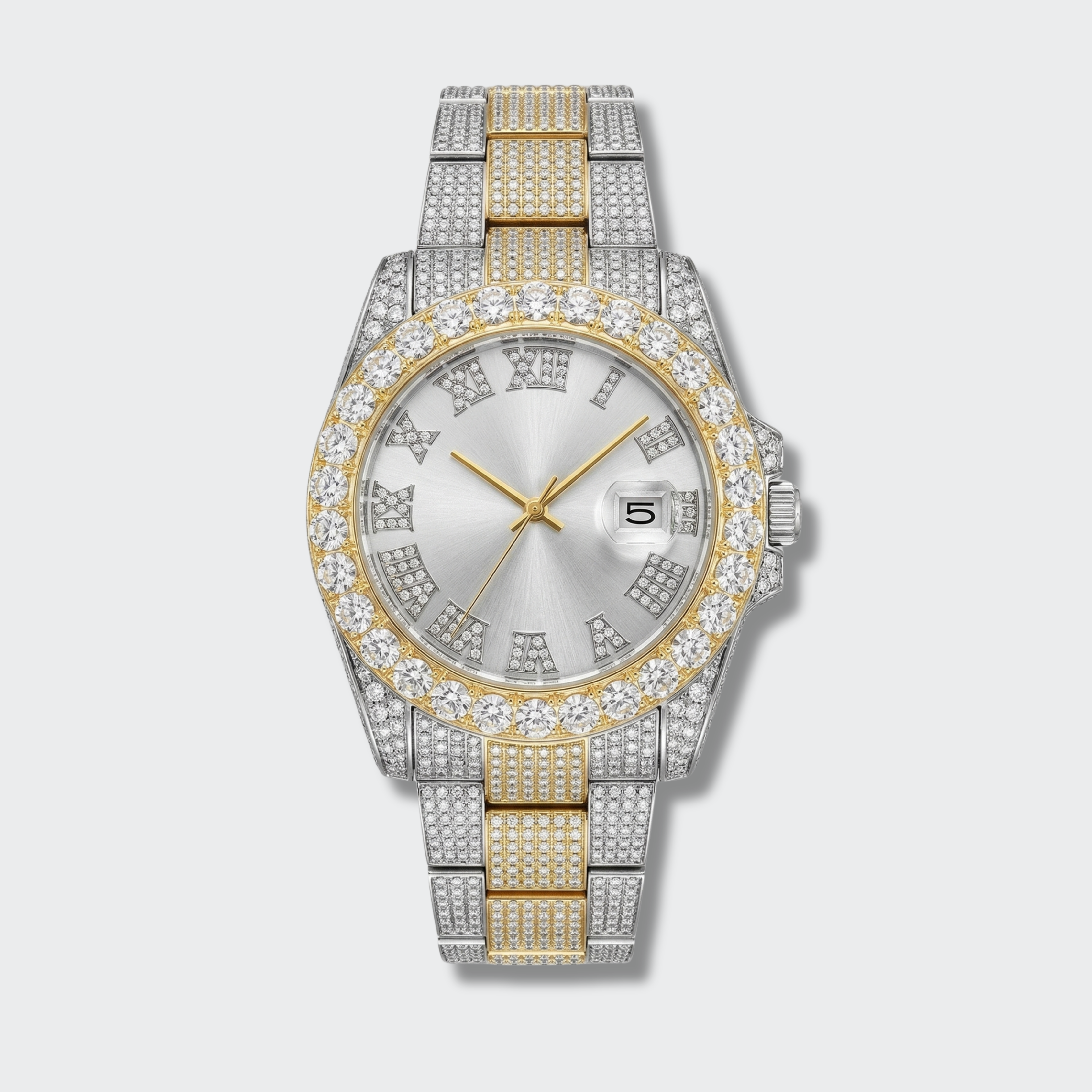 Bustdown Rollie Watch