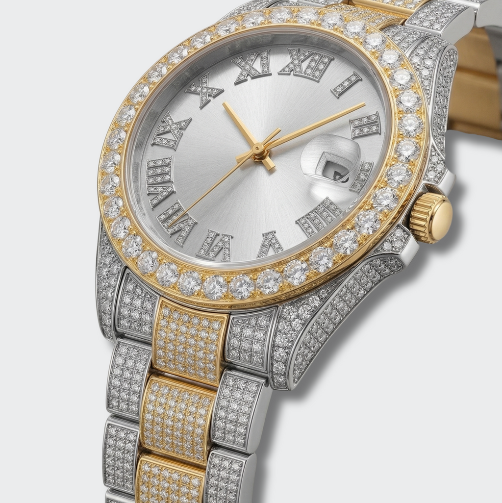 Bustdown Rollie Watch