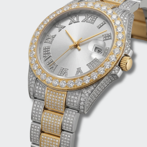 Bustdown Rollie Watch