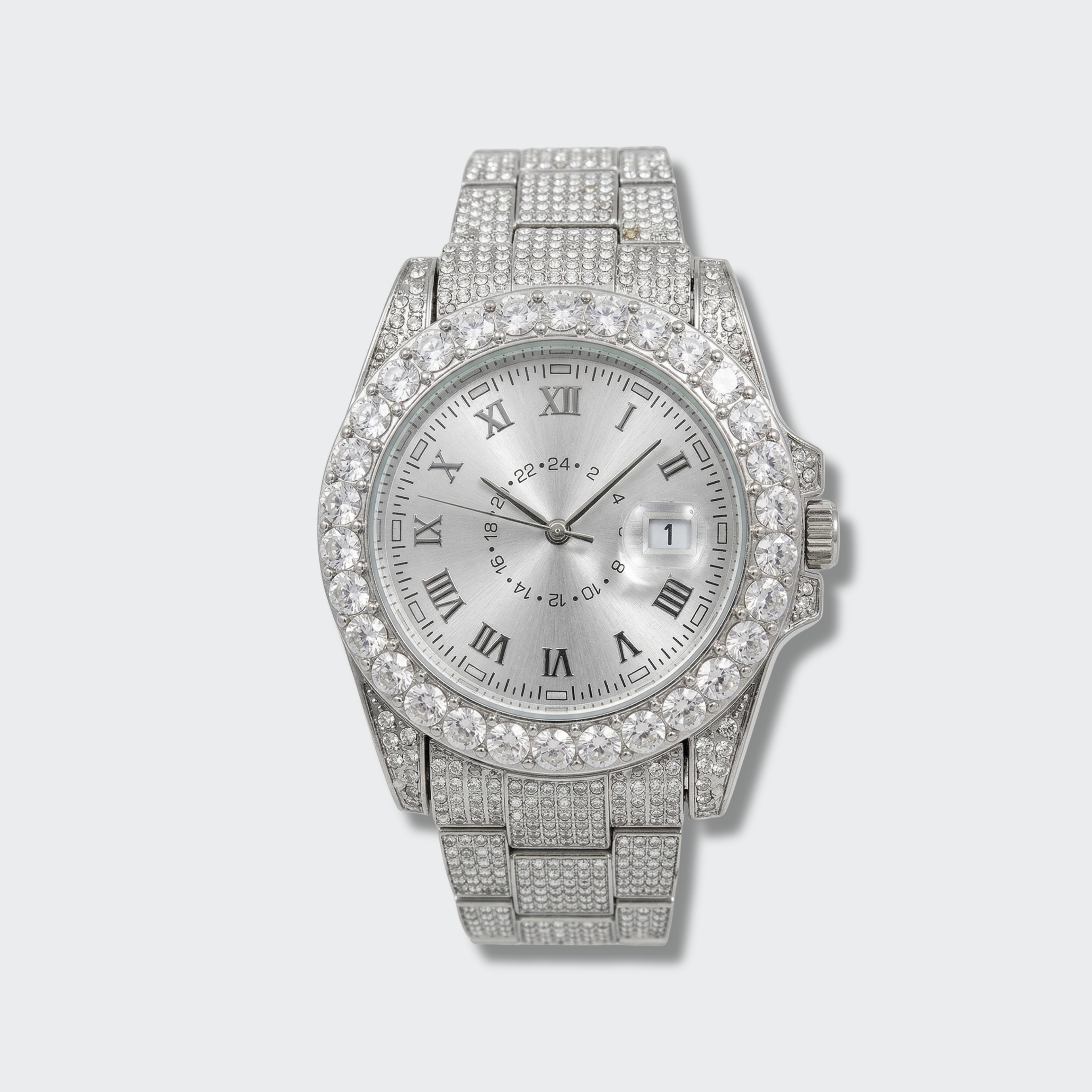 Bustdown Rollie Watch