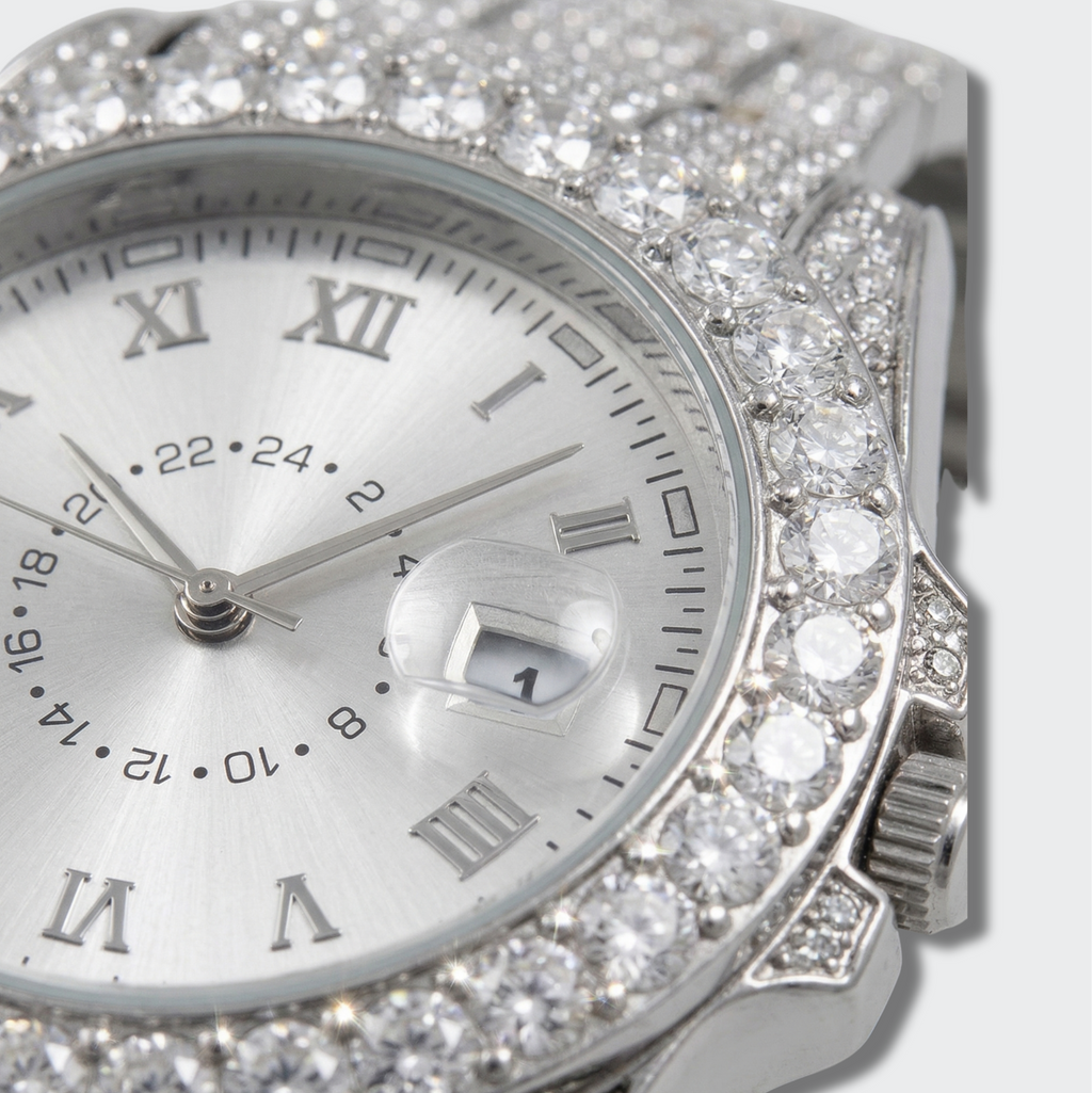 Bustdown Rollie Watch