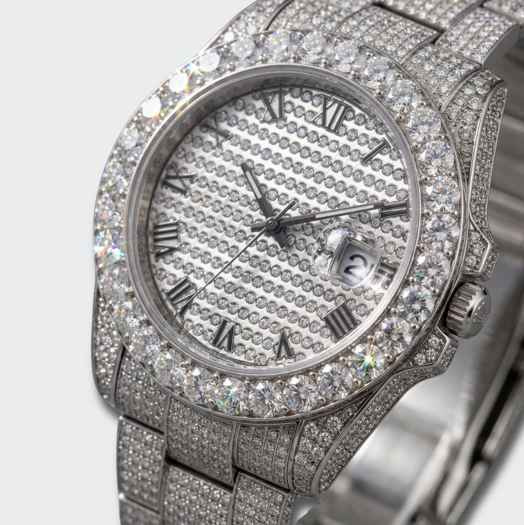 Bustdown Rollie Watch