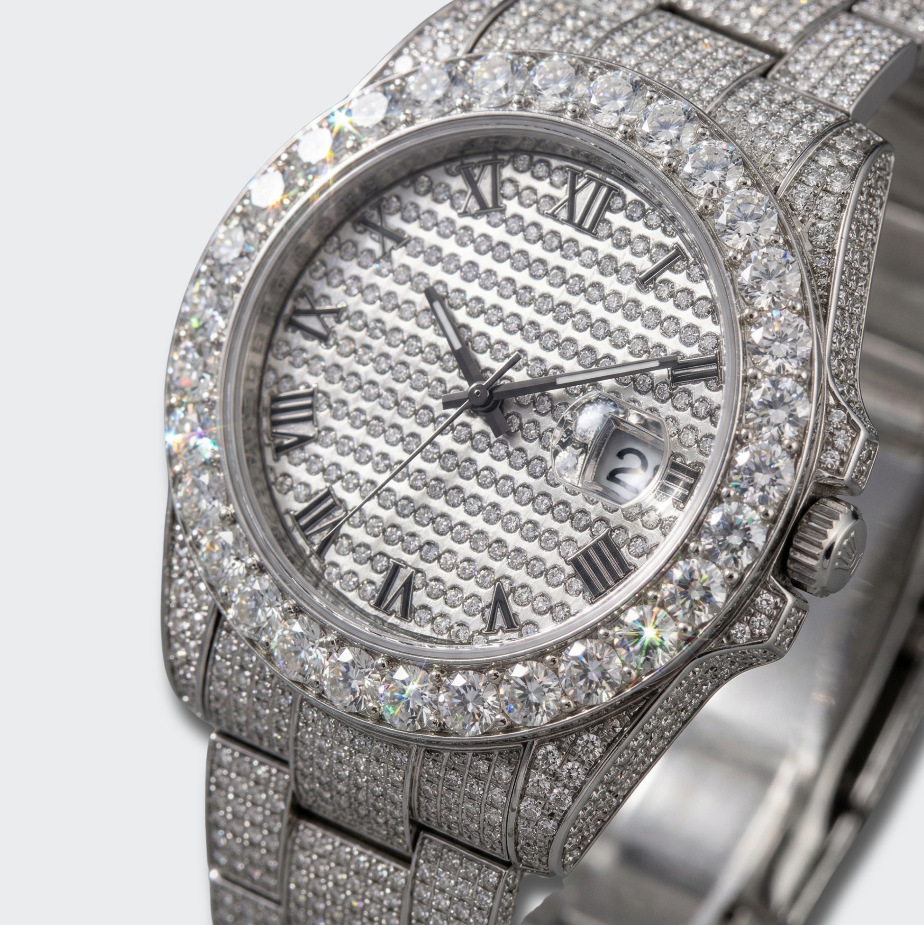 Bustdown Rollie Watch