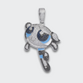 White Gold Plated Powerpuff Girls Pendant