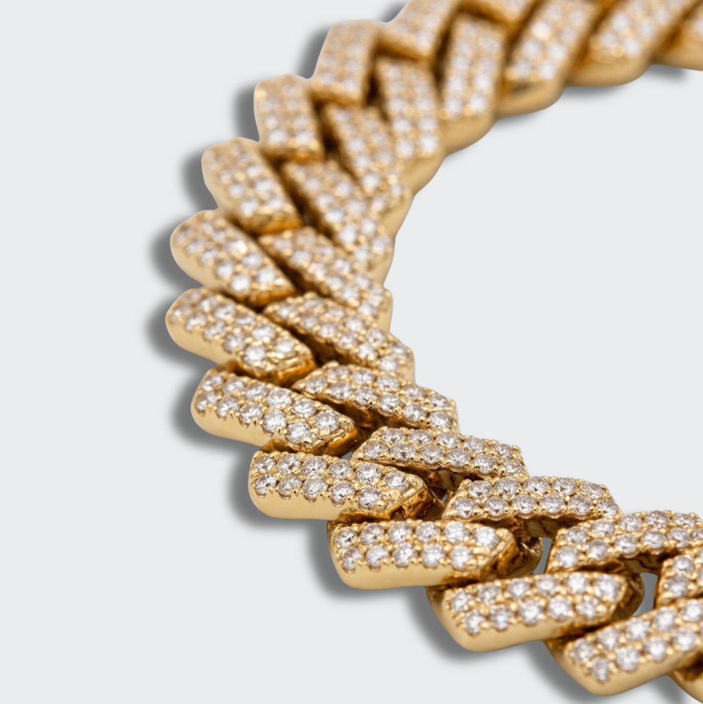 White Gold Plated Cuban Chain