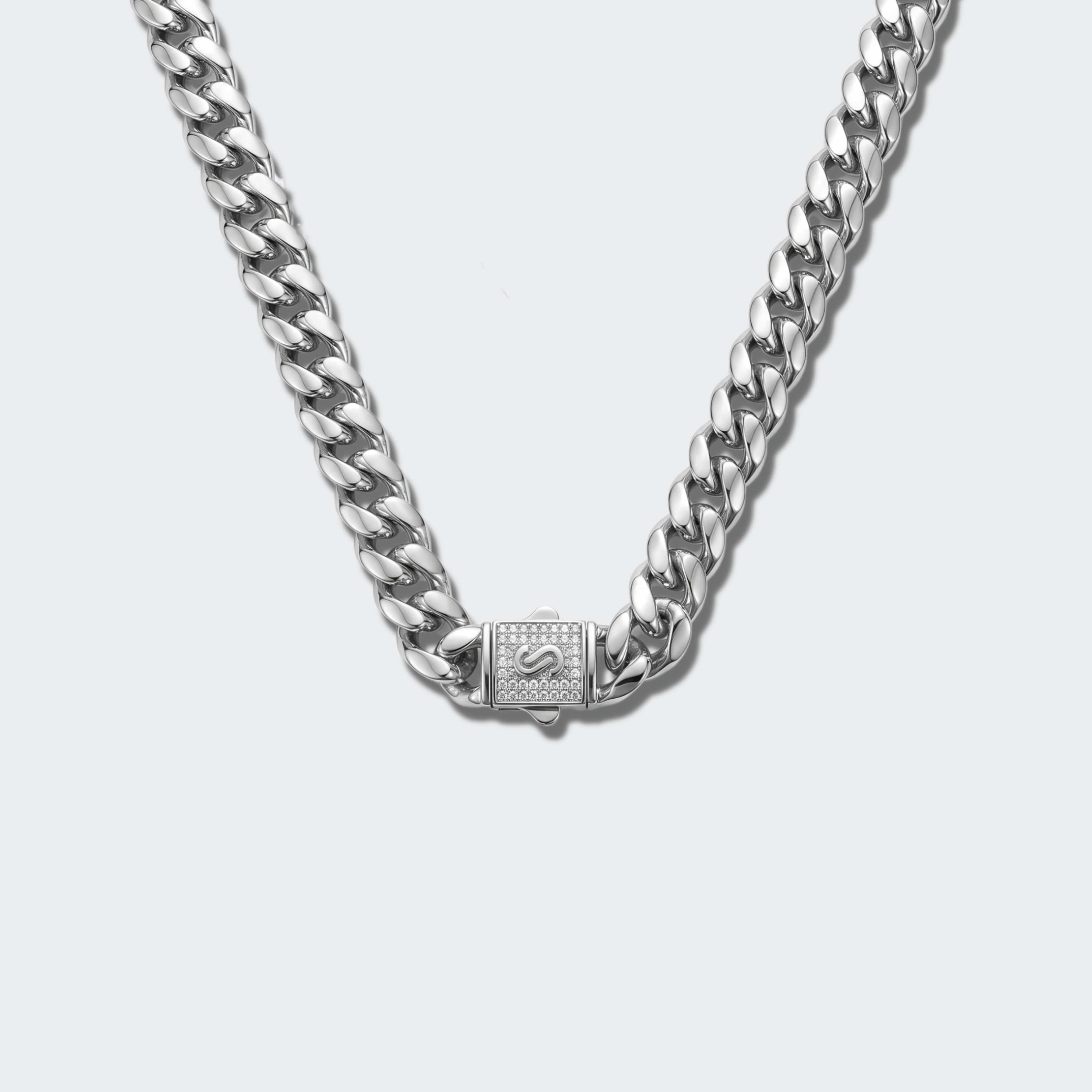 White Gold Plated Chain