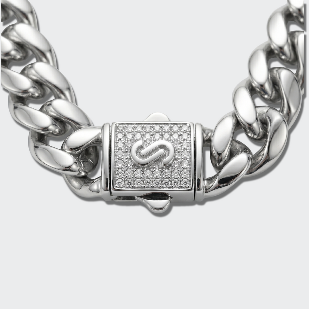 White Gold Plated Chain