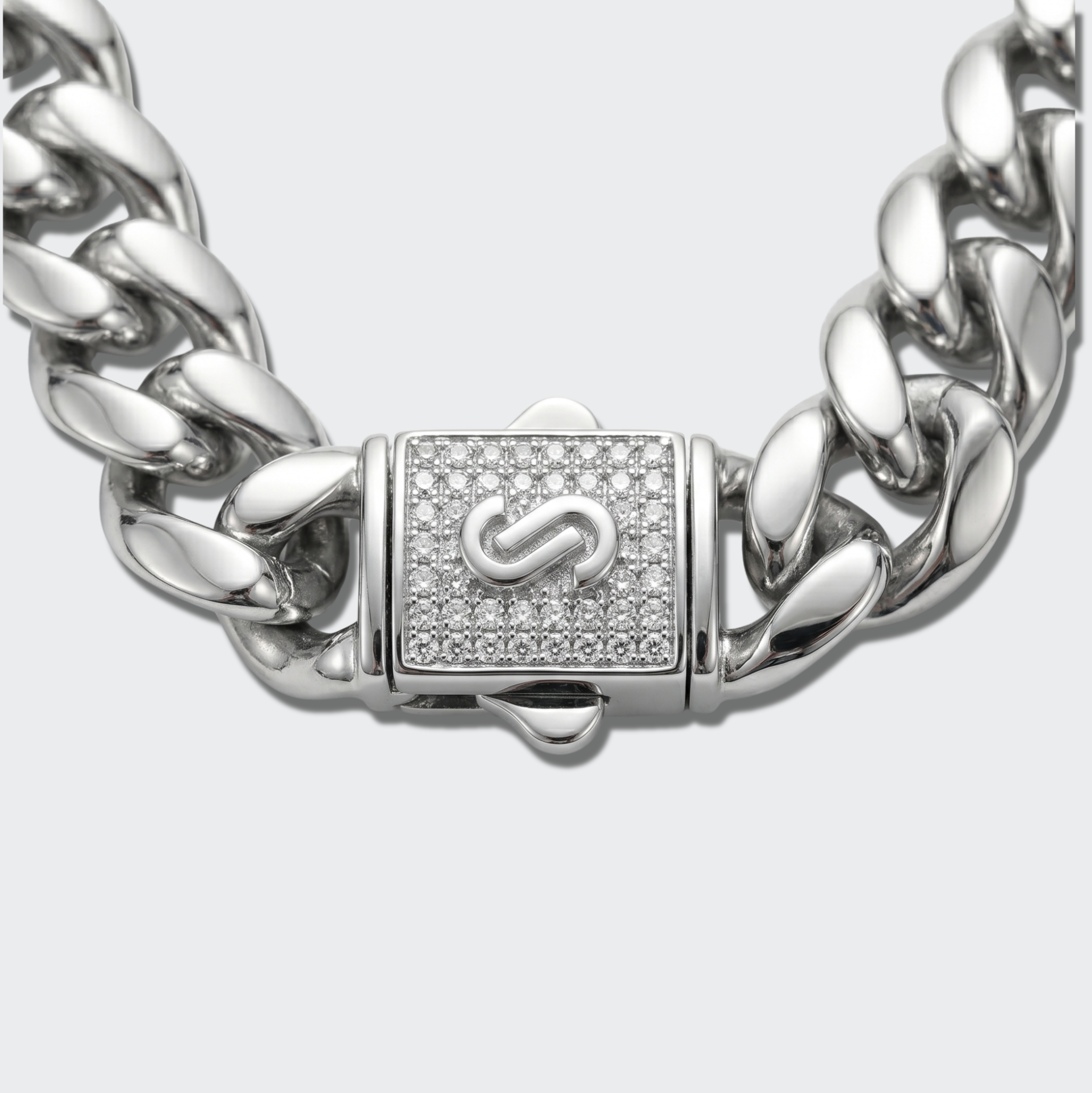 White Gold Plated Chain