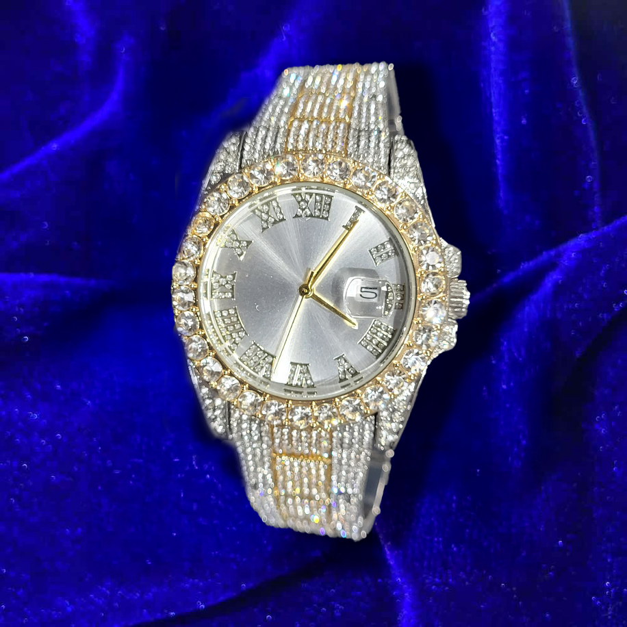 Bustdown Rollie Watch