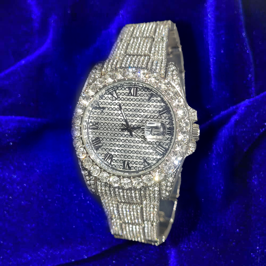 Bustdown Rollie Watch