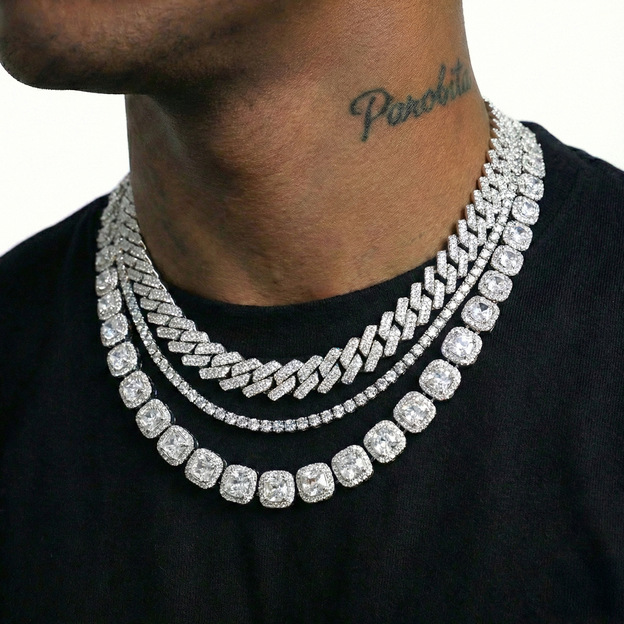 Iced Out Cuban Chain Bundle
