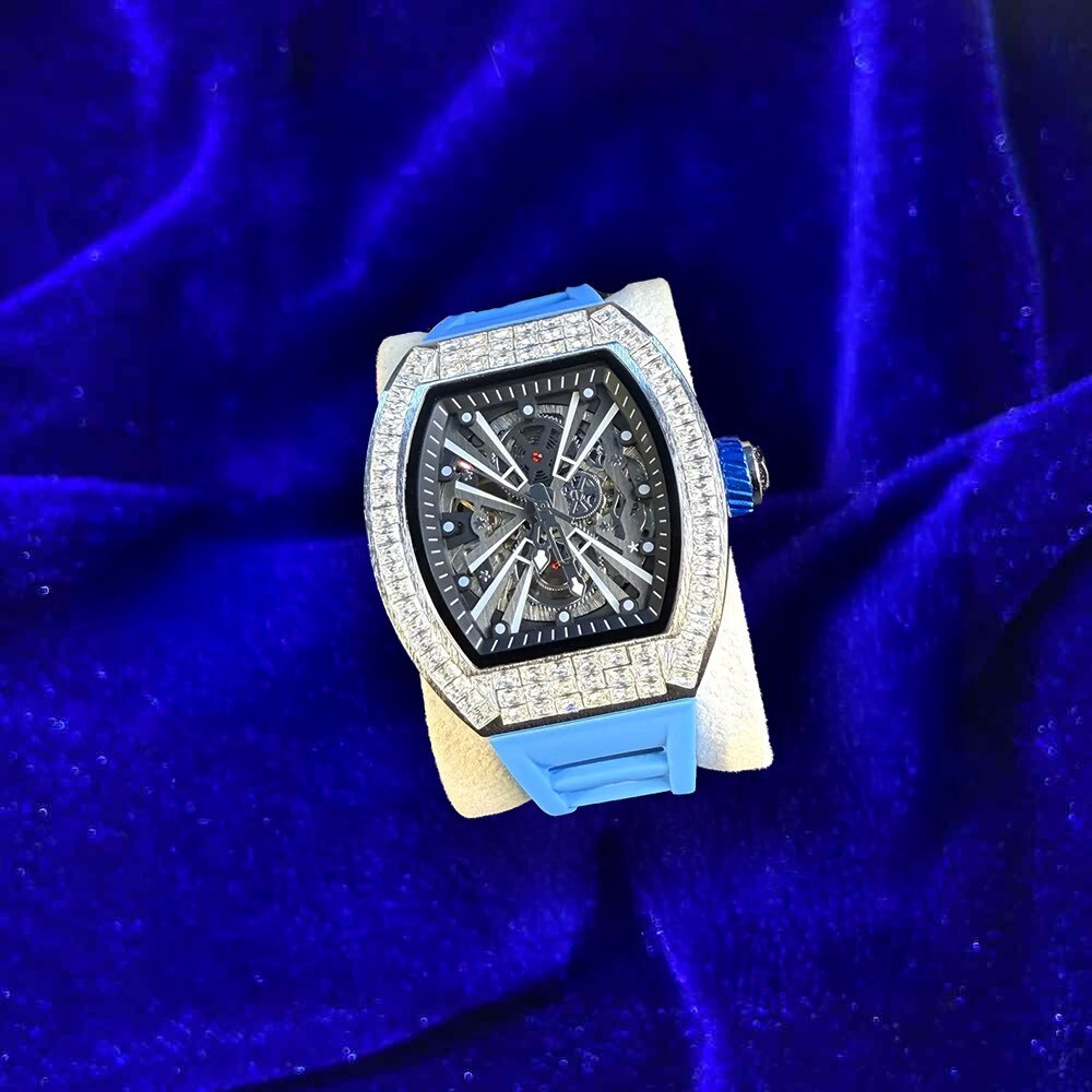 Richard Mille Iced Out Mechanic Watch