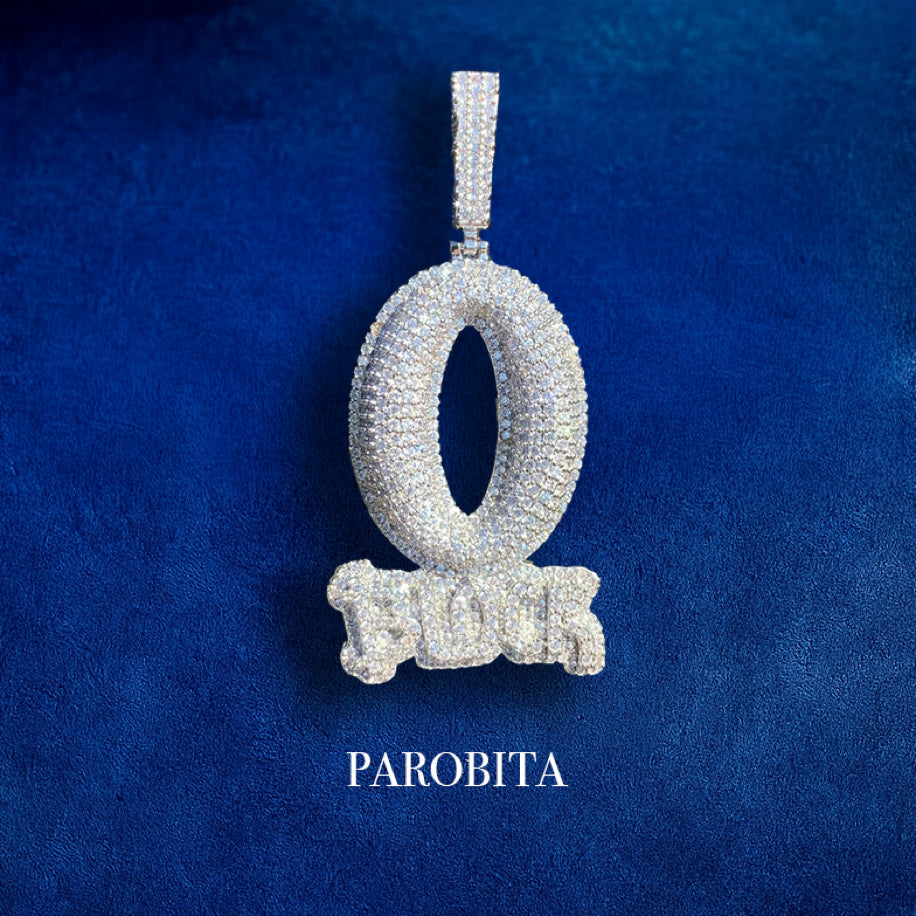 Iced Out O Block Pendant