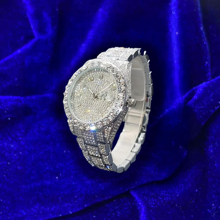 Premium Rollie Iced Out Watch