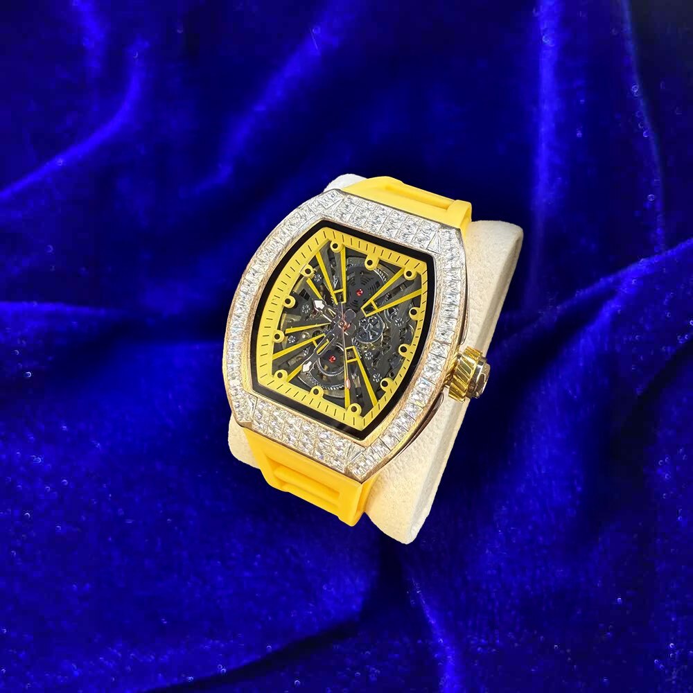 Richard Mille Iced Out Mechanic Watch